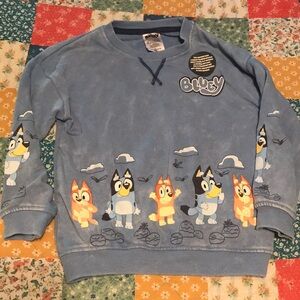 Bluey Sweatshirt light weight size 5T NWT